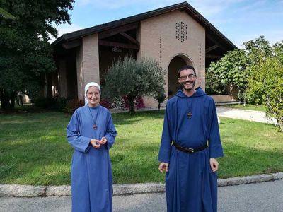  fr. Bart e sr. Asta, i responsabili della Fraternità di Tibériade