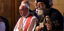 Il Papa di Alessandria Tawadros II e papa Francesco