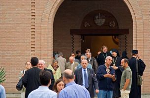 Partecipanti al convegno del monastero di Bose